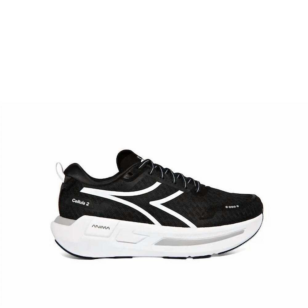 NEW DIADORA women's cellula 2 shoes in black/white